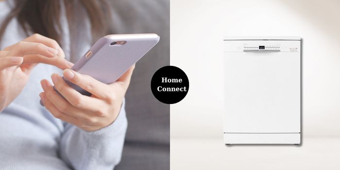 Điều khiển máy rửa bát SMS2IVW01P từ xa qua điện thoại với Home Connect