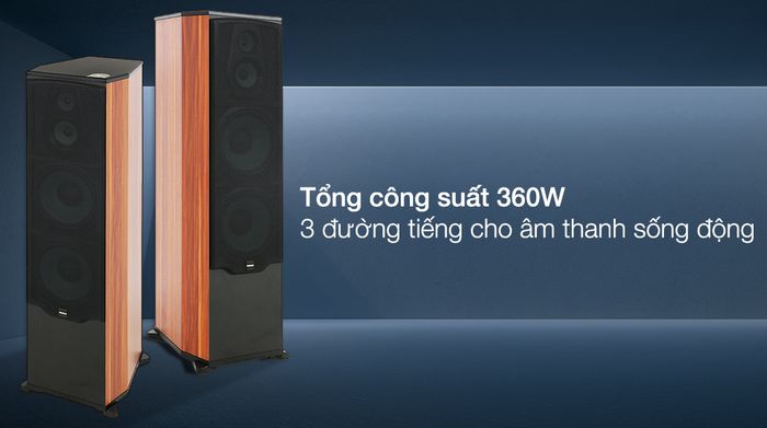 Cặp loa Paramax LX-280 - Công suất