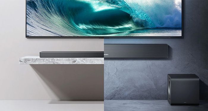 Thiết kế nhỏ gọn bộ loa thanh Samsung HW-QS700F/XV 345W