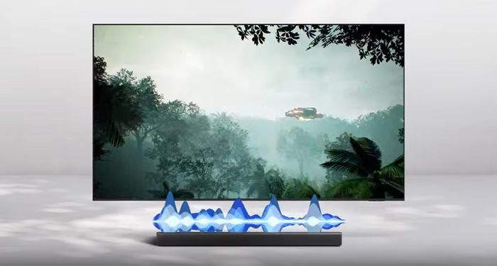 Chế độ Adaptive Sound Lite bộ loa thanh Samsung HW-B450F/XV 300W