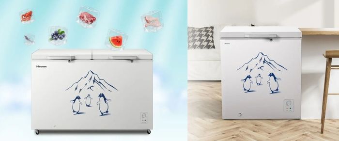 Tủ Đông Hisense FC260D4EWC1 sở hữu thiết kế nhỏ gọn
