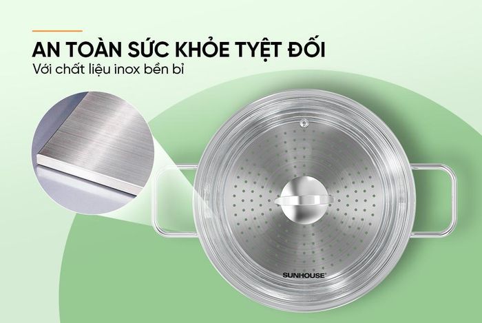 Xửng Đa Năng Sunhouse Eco SHG105-24 có độ bền cao