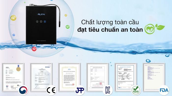 An toàn kh sử dụng - Máy lọc nước ion kiềm IonFarms Alpha-1700