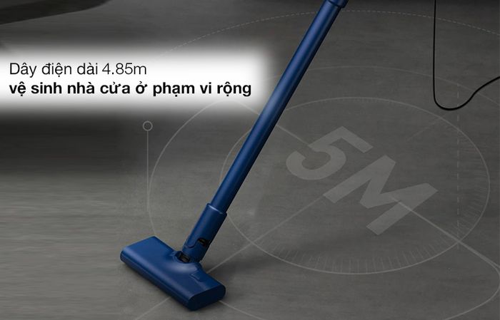 Chiều dài dây điện - Máy hút bụi cầm tay Deerma DX1000