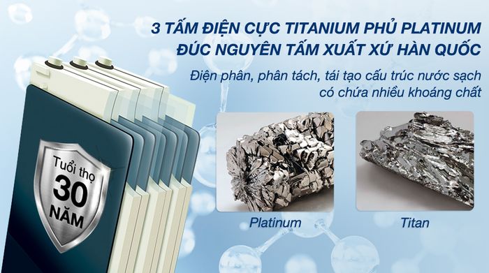 3 tấm điện cực