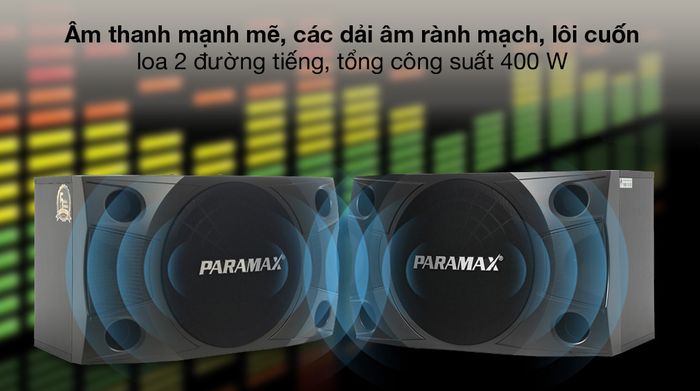 Âm thanh sống động, lan tỏa - Cặp Loa Karaoke Paramax LX-850