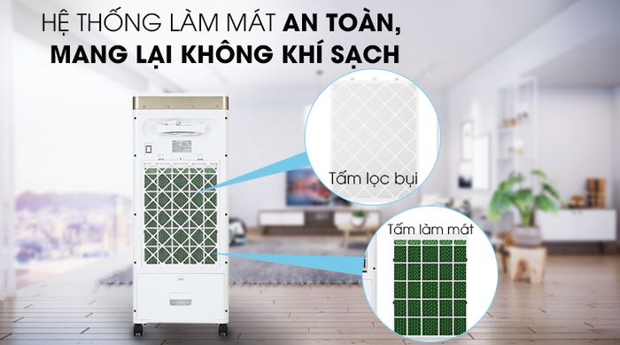 Quạt điều hòa Delites FLS-L20KG - Tấm làm mát