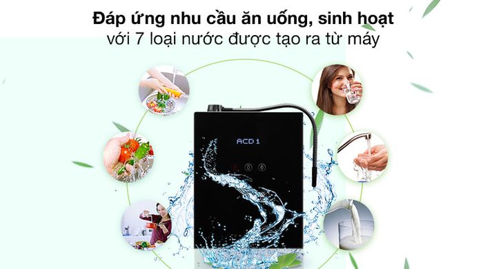 Đáp ứng nhu cầu sinh hoạt - Máy lọc nước ion kiềm IonFarms Alpha-1700