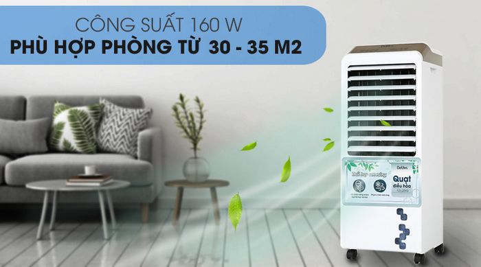 Công suất 160W - Quạt điều hòa Delites FLS-L20KG