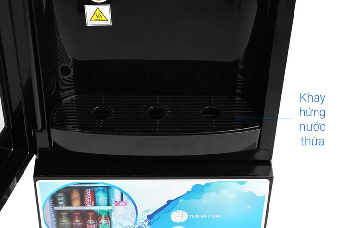 Khay hứng nước thừa ngăn nước đổ xung quanh - Cây nước nóng lạnh Midea YL1836S-B