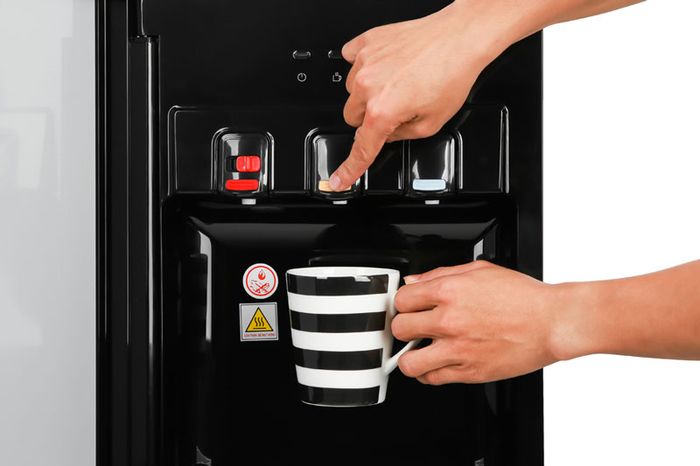 3 vòi nước nóng - thường - lạnh riêng biệt - Cây nước nóng lạnh Midea YL1836S-B