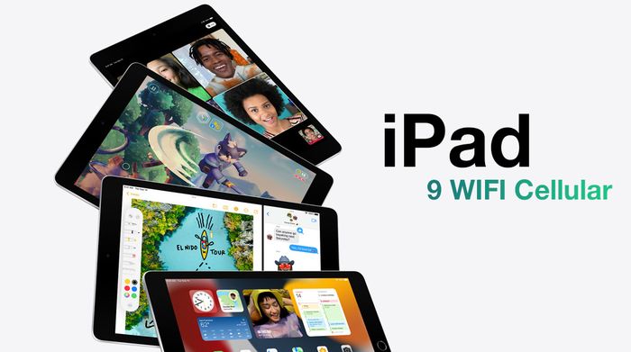 Thiết kế nguyên khối sang trọng - iPad 9 WiFi Cellular 256GB
