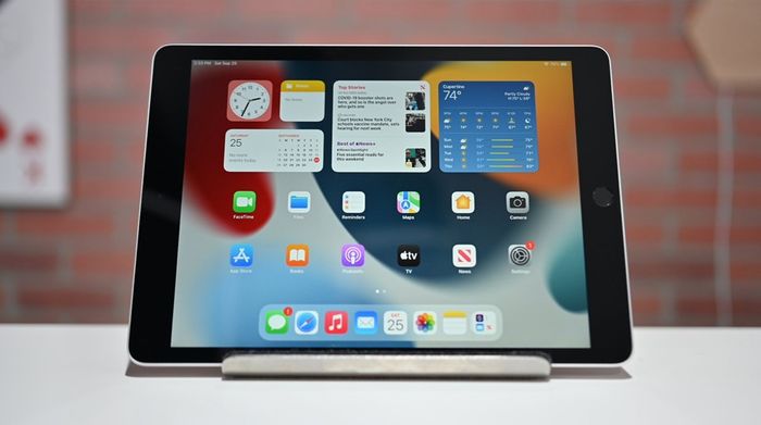 Sở hữu màn hình 10.2 inch sắc nét - iPad 9 WiFi Cellular 256GB