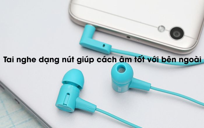 Tai nghe EP Mozard DS510-WB Xanh êm tai khi sử dụng