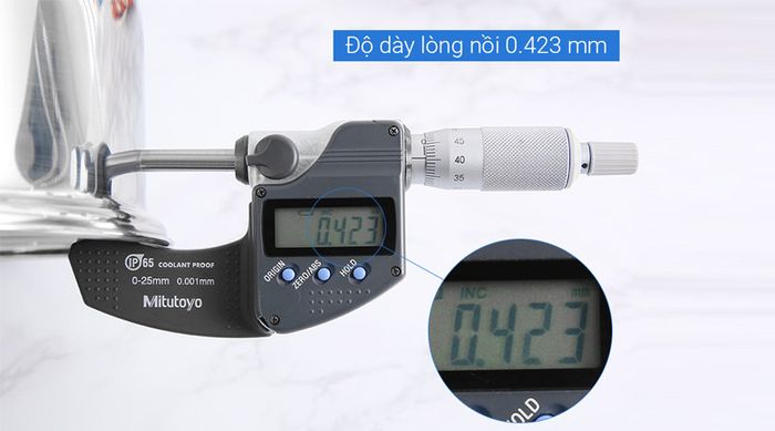 Lòng nồi dày dặn, bền bỉ - Nồi inox 3 đáy 20cm Hommy CW-S042-20