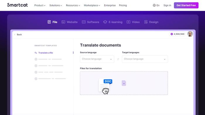 các nền tảng AI dịch tài liệu trực tuyến miễn phí