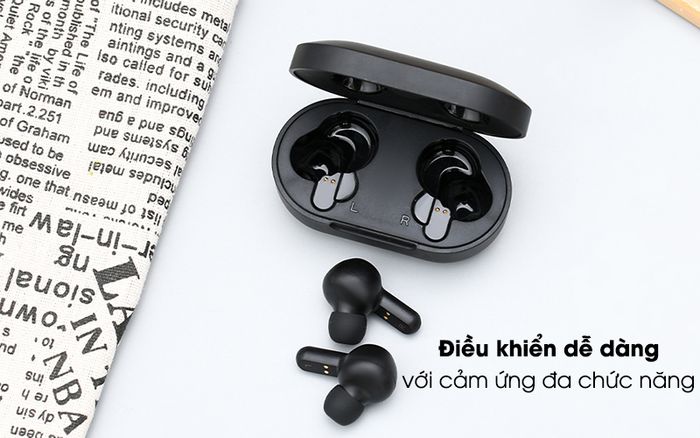 Tai nghe Bluetooth TWS Mozard Air 3 Đen - Điều khiển