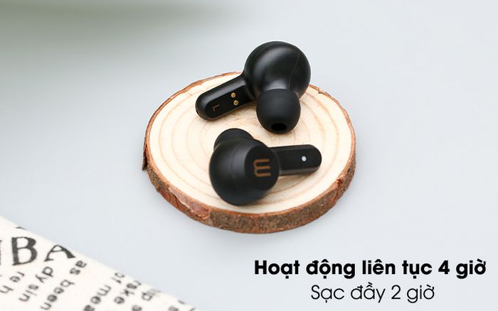Tai nghe Bluetooth TWS Mozard Air 3 Đen - Pin