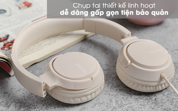 Dễ gấp gọn - Tai nghe chụp tai Mozard IP-840