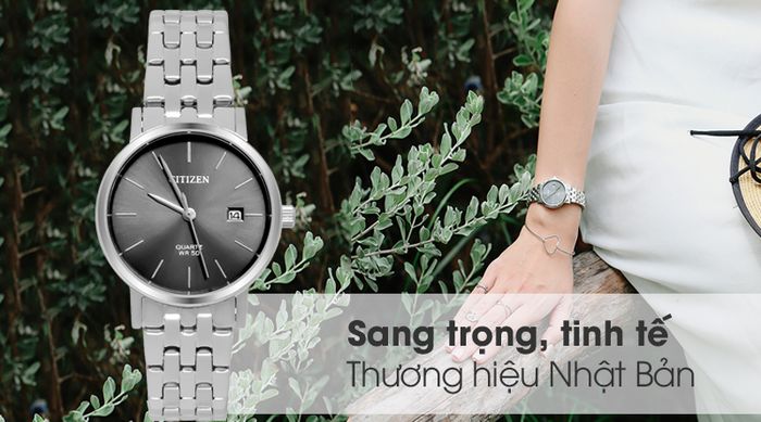 Đồng hồ nữ Citizen EU6090-54H có kiểu dáng sang trọng, tinh tế