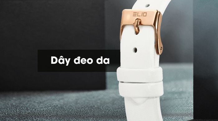 Đồng hồ Nữ Elio EL019-01 có dây đeo nhẹ nhàng và êm ái