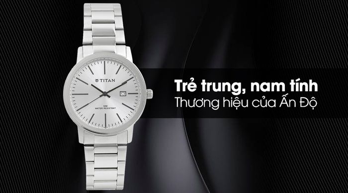Đồng hồ nam Titan 9440SM02 có thiết kế trẻ trung và nam tính