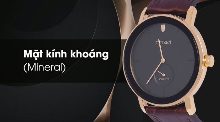 Đồng hồ Nam Citizen BE9182-06E có mặt kính khoáng