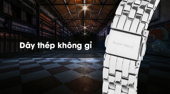 Đồng hồ nữ Korlex KS018-01 có dây đeo bền chắc