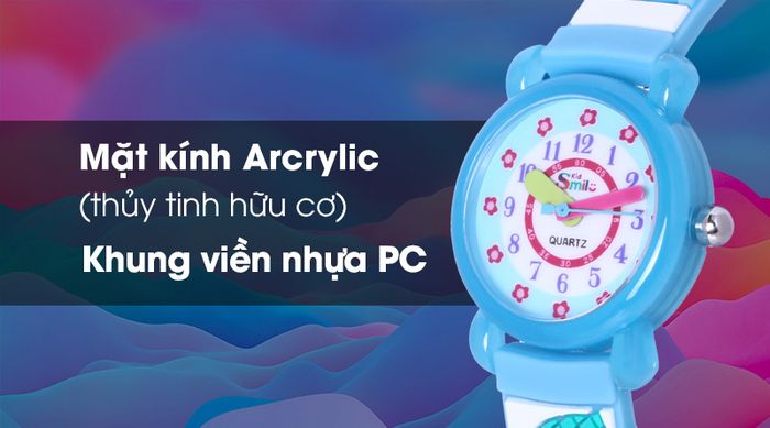 Đồng hồ trẻ em Smile Kid SL046-01 được trang bị lớp vỏ cứng cáp