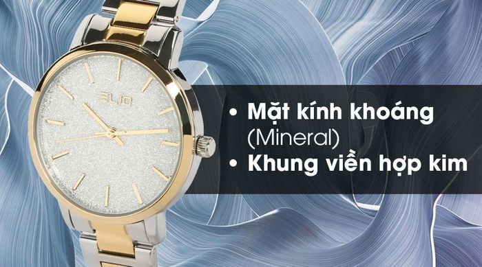 Đồng hồ Nữ Elio ES011-02 được trang bị lớp vỏ ngoài bền chắc