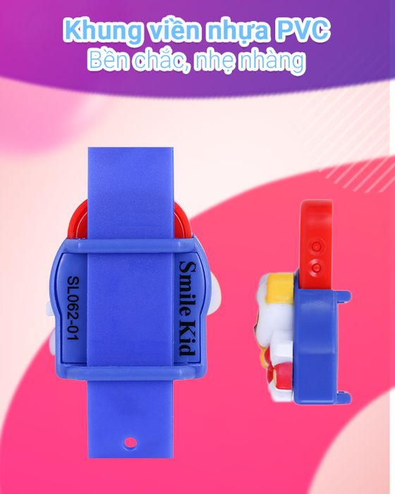 Đồng hồ trẻ em Smile Kid SL062-01 có khung viền chắc chắn