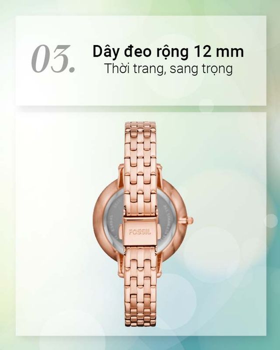 Đồng hồ Nữ Fossil ES4946 có dây đeo thời trang, nhỏ nhắn