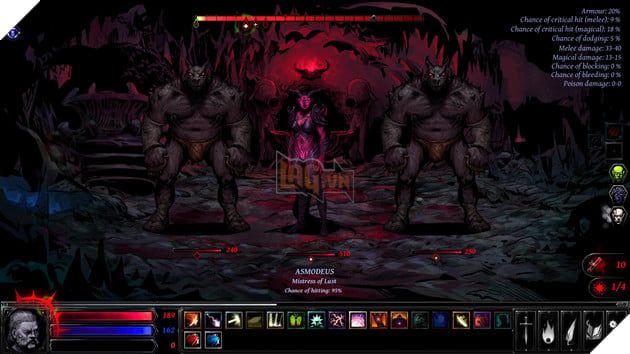 Hellslave - game khám phá hầm ngục theo lượt, hiện đang được phát miễn phí trên Steam