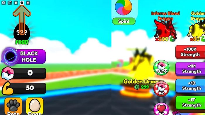 Nhập mã code Push Up Training Simulator - bước 1