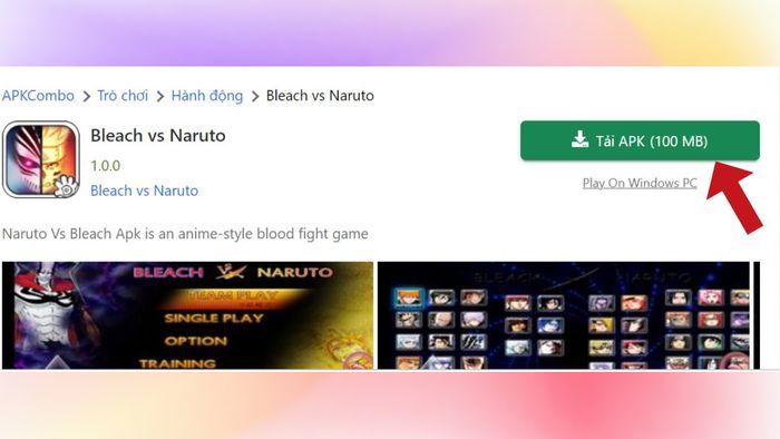 Hướng dẫn cài đặt Bleach và Naruto 3.4 trên máy tính - bước 4
