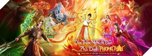 Phong Thần VNG chính thức ra mắt ngày 04.06.2025 kèm theo bộ 300 Giftcode Độc Quyền đầy hấp dẫn
