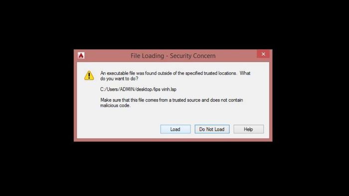 Lý do khiến không load được Lisp trên AutoCAD đời mới