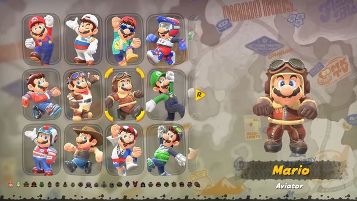 Làm thế nào để mở khóa tất cả các trang phục trong Mario Kart World