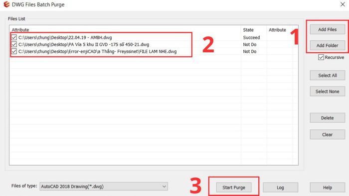 Làm nhẹ file CAD bằng tính năng nâng cao giúp tối ưu hóa hiệu suất và giảm dung lượng file.