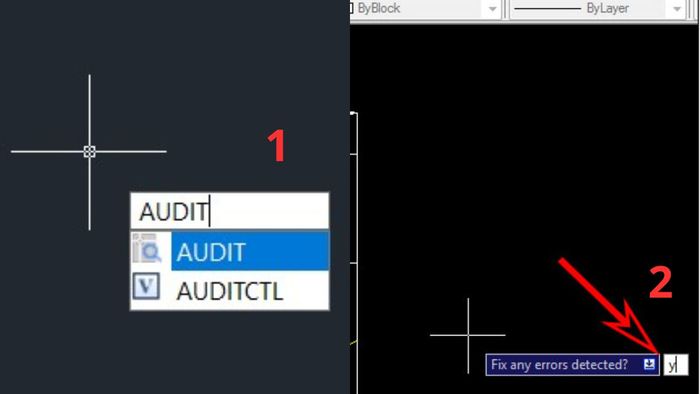Cách giảm dung lượng file CAD hiệu quả bằng lệnh Audit để sửa lỗi.