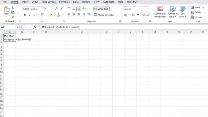 Những lỗi thường gặp cần phải điều chỉnh ô trong Excel 2