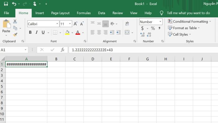 Những lỗi thường gặp cần phải điều chỉnh ô trong Excel 3