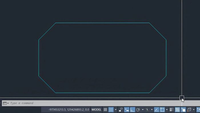 Hướng dẫn sử dụng lệnh vát góc trong CAD - Bước 4
