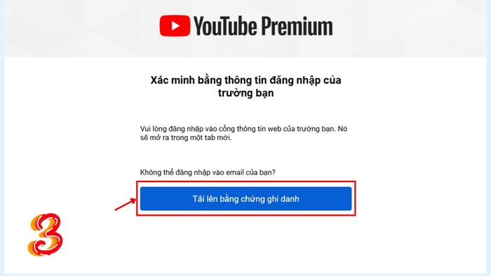 Hướng dẫn đăng ký YouTube Premium cho sinh viên - bước 3