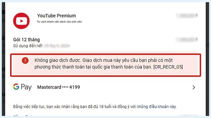 YouTube Premium cho sinh viên với mức giá ưu đãi