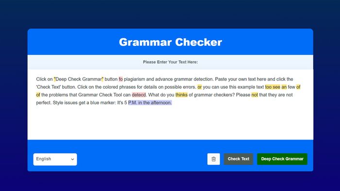 Free Grammar Check là trang web miễn phí giúp bạn sắp xếp từ tiếng Anh thành câu hoàn chỉnh một cách dễ dàng.