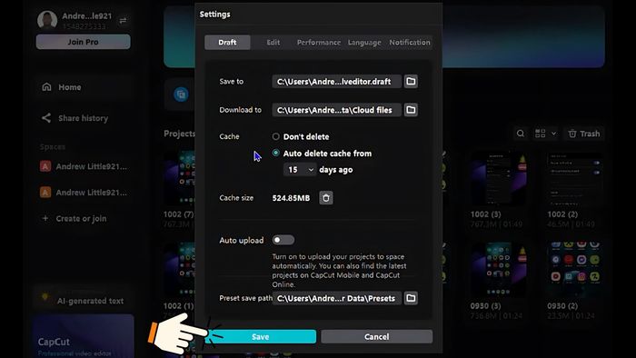 4 phương pháp khắc phục lỗi không thể nhập chữ trên CapCut PC - Phương pháp 9