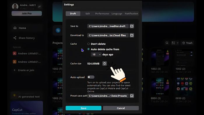 4 phương pháp khắc phục lỗi không thể nhập chữ trên CapCut PC - Phương pháp 8