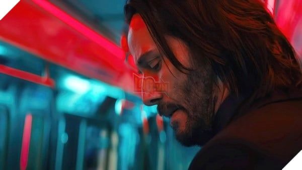 Chân dung của nam diễn viên Keanu Reeves trong loạt phim John Wick