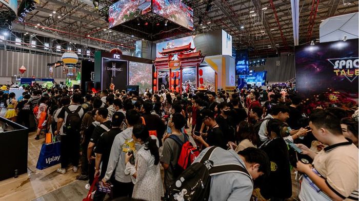 Sự xuất hiện đông đảo của game thủ Lineage2M tại sự kiện